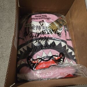 Pink Graphic Backpack